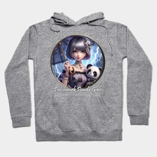 Patchwork Panda Girls Hoodie